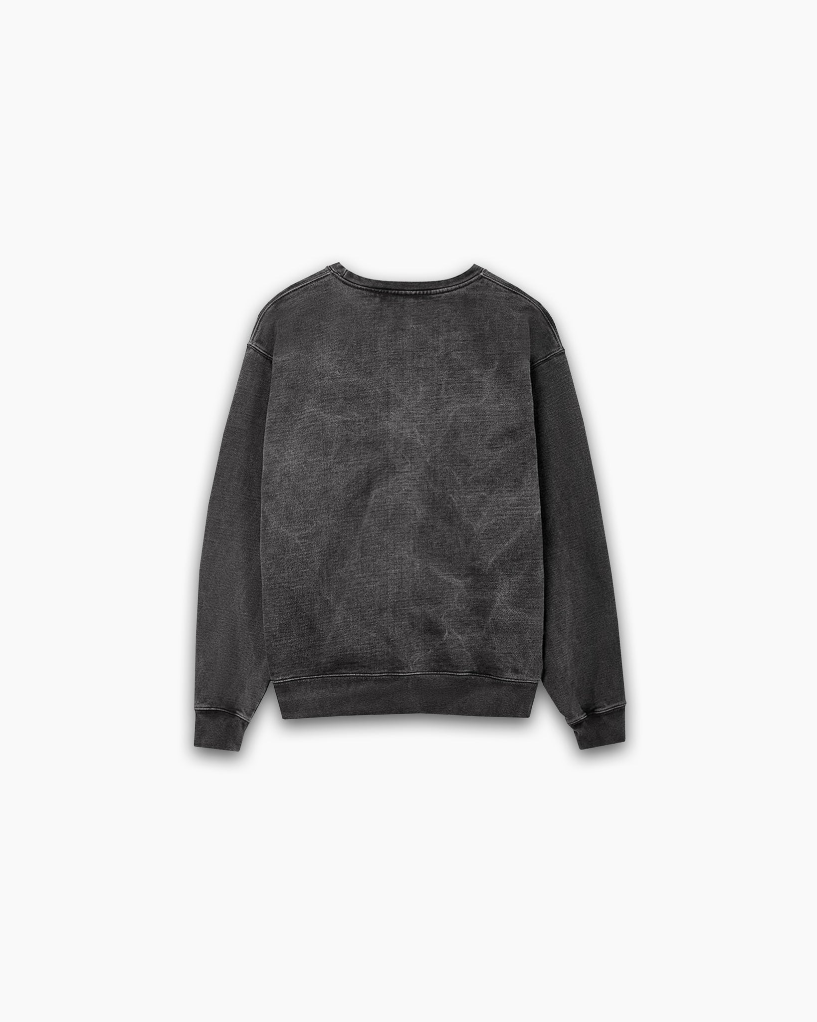 BLANK WASHED SWEATER - BLACK