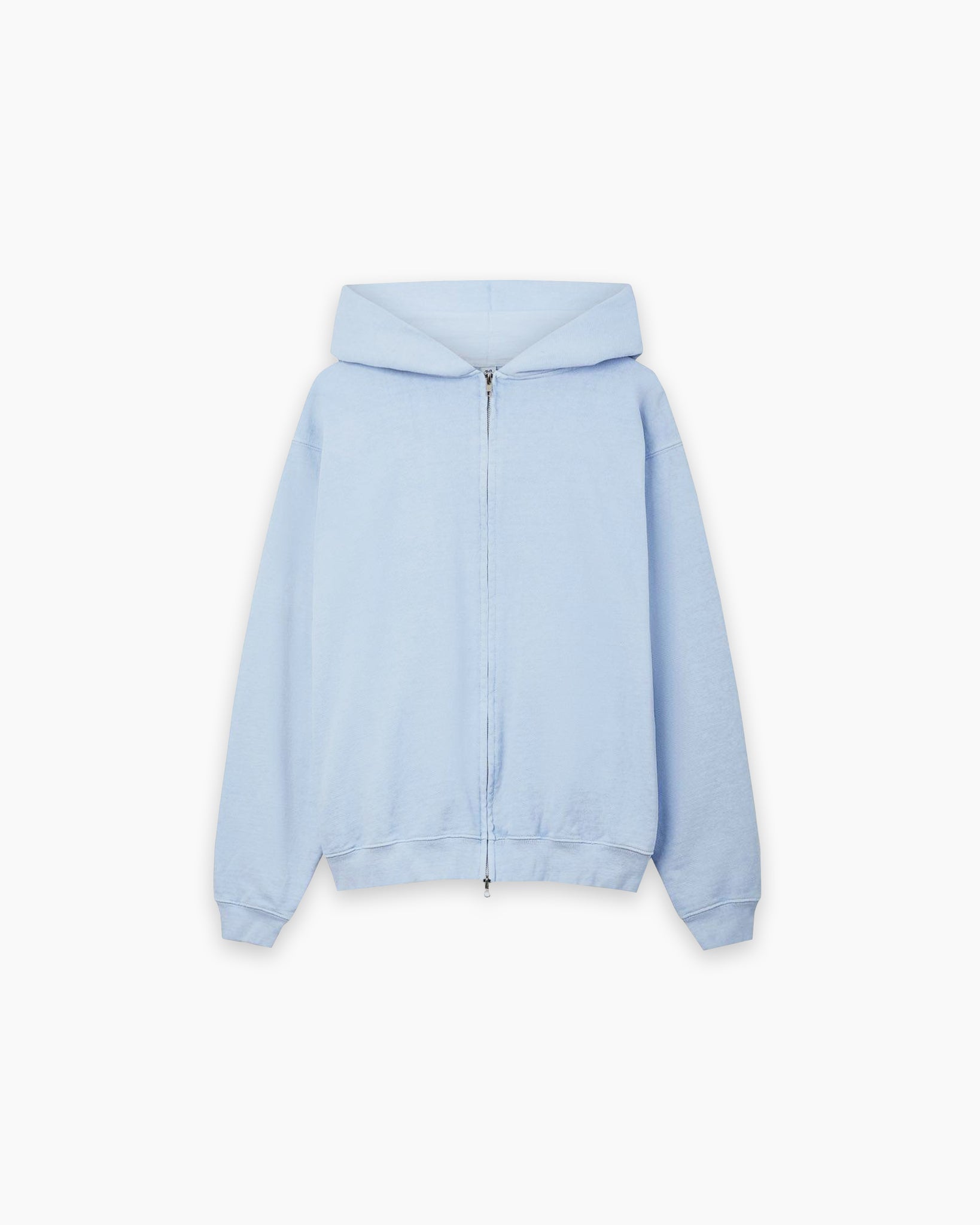 Baby blue outlet zip up hoodie