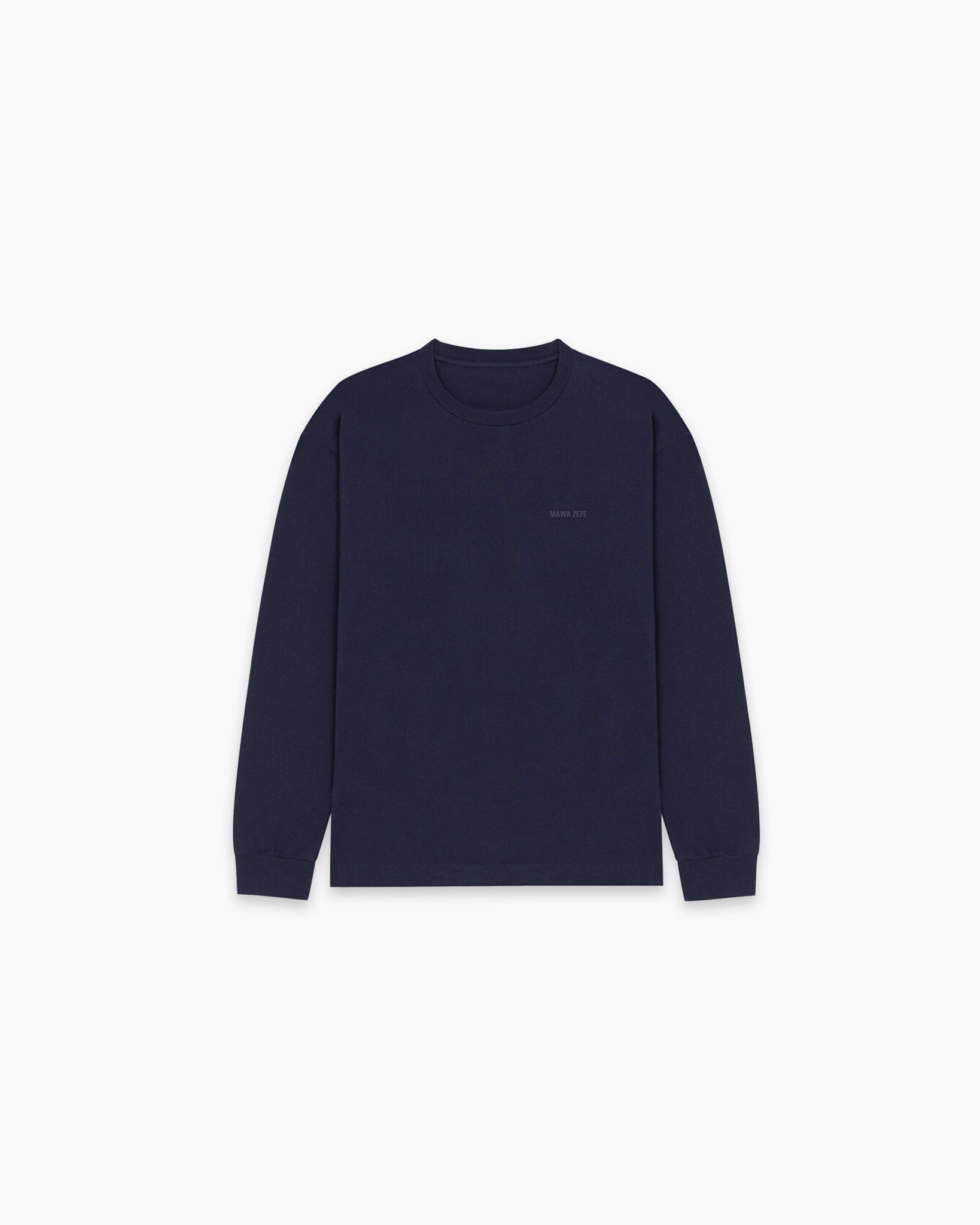 MZZ LONG SLEEVE T-SHIRT - NAVY