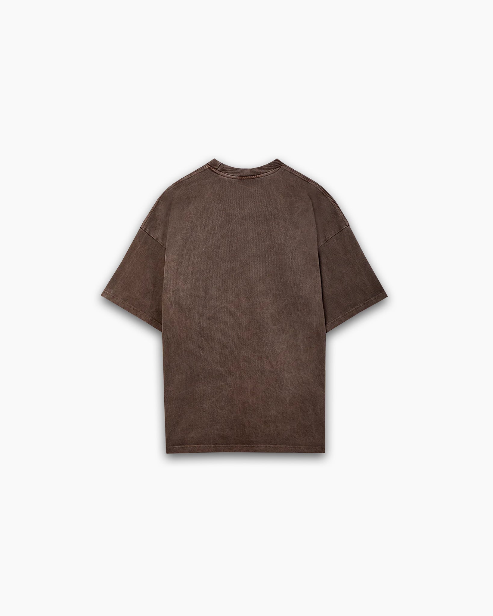 BLANK WASHED T-SHIRT - BROWN