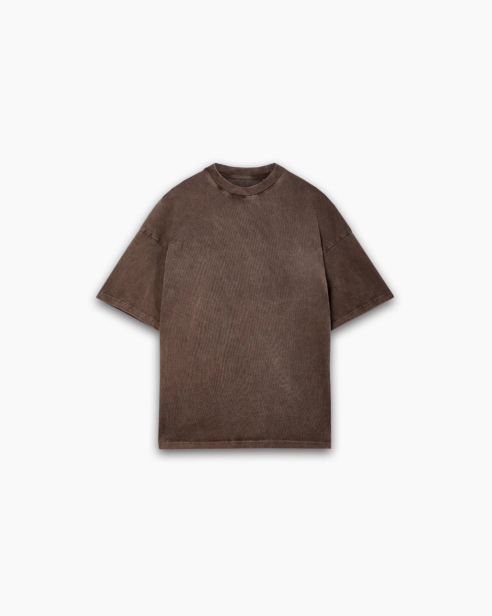 BLANK WASHED T-SHIRT - BROWN