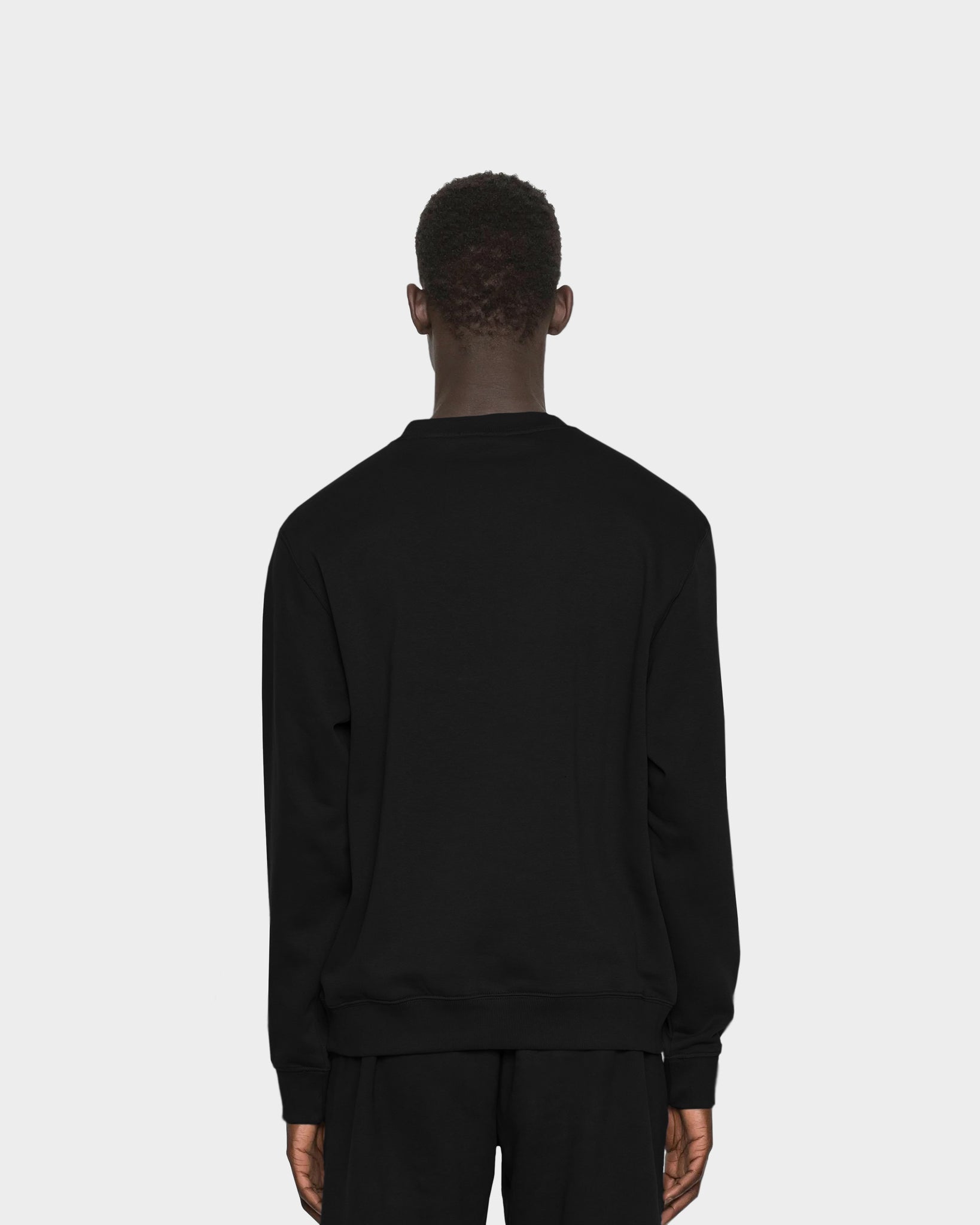 BLANK SWEATSHIRT - BLACK