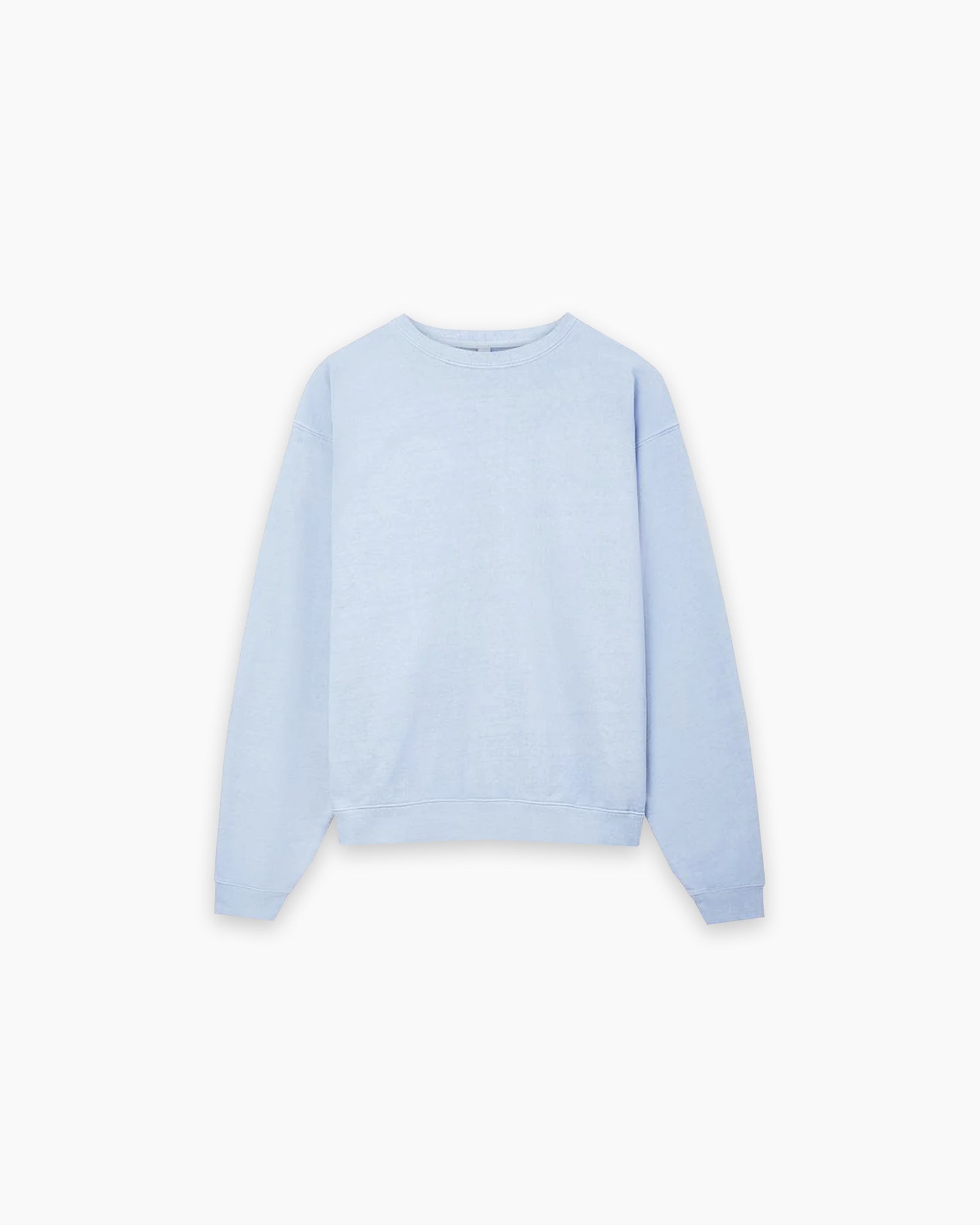 BLANK WASHED SWEATER - BABY BLUE