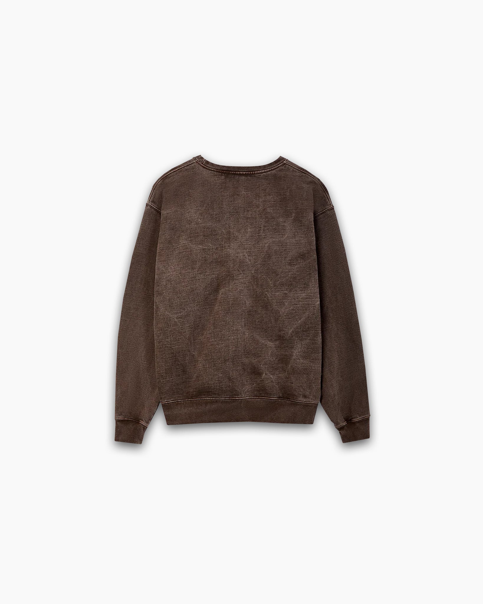 BLANK WASHED SWEATER - BROWN